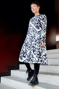 Dress Eve QR - Damenkleid aus Bio-Baumwolle - Sophia Schneider-Esleben