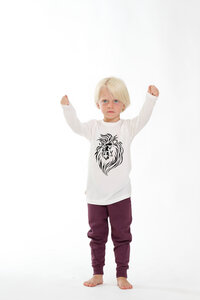 Kinder T-Shirt aus Eukalyptus Faser "Aura" | Löwe - CORA happywear