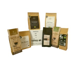 Entdeckerpaket Große Auswahl Kaffeesorten (ganze Bohne) - Coffee-Up!