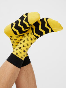 Bees Socken Bio GOTS |Bunte Socken |Herren Damen Socken | Funny Socks - Natural Vibes