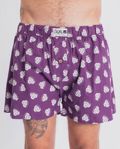 Boxershorts| Mops | purple - Degree Clothing