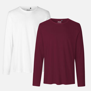 Neutral Doppelpack Long Sleeve Shirt Herren - Bio-Baumwolle - Neutral