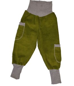 Kinder-/Baby-Mitwachshose aus Breitcord mit Taschen  - Omilich