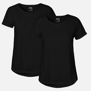 Doppelpack Neutral® Ladies Roll Up Sleeve T-Shirt - Neutral®