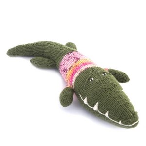 Krokodil Kuscheltier - Shamwari Original 35 cm - Handgestrickte Stofftiere by Gogo Olive - Gogo Olive