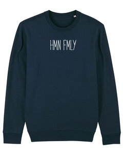 Bio Unisex Rundhals-Sweatshirt - "HMN FMLY"  - Human Family