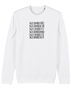 Bio Unisex Rundhals-Sweatshirt - "Switch - Solidarity"  - Human Family