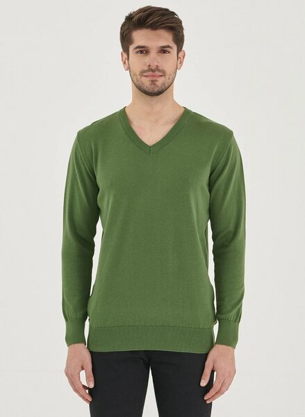 pullover baumwolle v ausschnitt