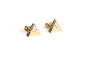 Ohringe mit Holzdetails Virie  Earrings Triangle - BeWooden