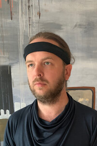 Stirnband/ kleiner Schal mit Bund - Kolla.Berlin