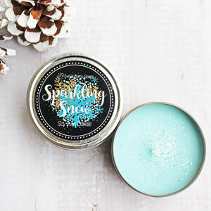 XMAS Duftkerze "Sparkling Snow" - Eve Butterfly Soaps
