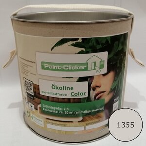 Paint-Clicker Ökoline Innensilikatfarbe Farbton (1355) - Paint-Clicker Ökoline