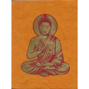 Briefkarte Buddha - Just Be