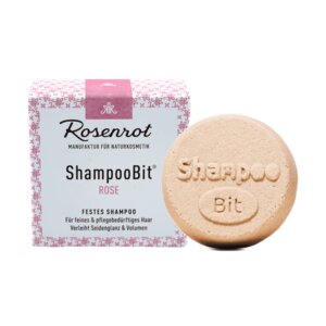festes Shampoo Rose - 60g - Rosenrot Naturkosmetik
