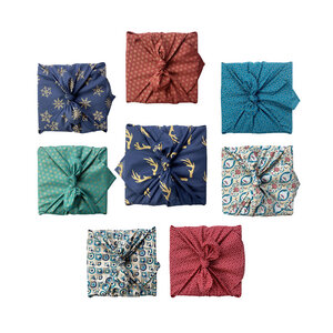 Wiederverwendbare Geschenkverpackung - FabRap 8er-Set "Weihnachten" - FabRap Gift Wrap