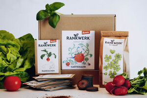 Bio-Saatgut-Box für das ganze Jahr - Jahresbox "Gartenjahr" - Rankwerk