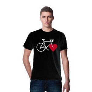 BIKE LOVE (boys eco shirt black) - nicegreenstuff