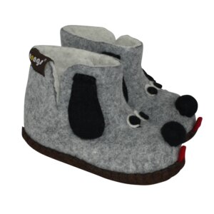 Hausschuhe - Baby Dogs Grau - mongs®