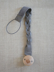 Leder Schnullerband “Jesse” - pikfine