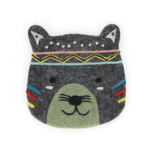 Topfuntersetzer APACHE aus Wollfilz - GLOBO Fair Trade