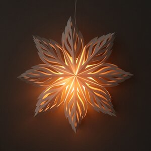 Weihnachtsstern weiß - Ø60 cm Lalita - inkl. Beleuchtungsset - MoreThanHip