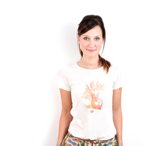 Zwiebelchen - T-Shirt Frauen mit Print - Coromandel