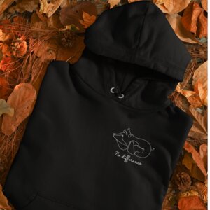 Organic Unisex Hoodie No difference - BVeganly