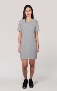 Frauen Kurzarm Kleid, T-Shirt Kleid aus Bio Baumwolle - vis wear
