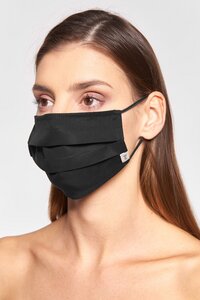 Mund-Nasen-Maske aus Tencel mit Nasenbügel - stoffbruch