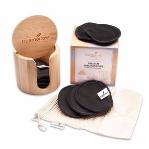Premium Abschminkpads von truemorrow, waschbar, mit Bambusbox - truemorrow