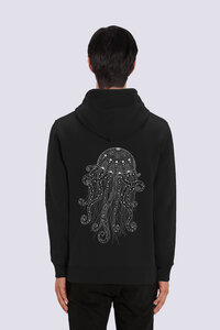 Yoga Qualle Männer Premium Hoodie aus Bio-Baumwolle - vis wear