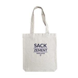 Jutebeutel Sack Zement Print - PAPALAPUB