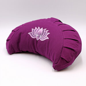 Meditationskissen Halbmond mit Lotus Bestickung im Farbverlauf - BAGHI