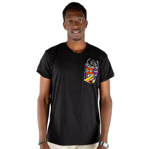 Herren T-Shirt aus Bio-Baumwolle mit Brusttasche „NYANI“ Made in Kenya - Kipepeo-Clothing