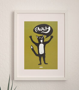 Ferdinand Fauch Katze - Poster A4 - päfjes