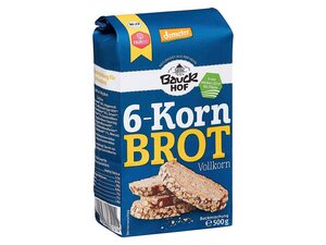 Bauckhof Bio-Backmischung "6-Korn-Brot", 500 g - Bauckhof