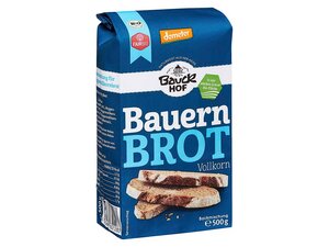 Bauckhof Bio-Backmischung "Bauernbrot" Vollkorn, 500 g - Bauckhof