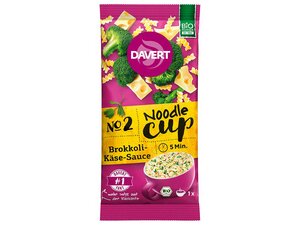 Davert Bio-Noodle-Cup Brokkoli-Käse-Sauce, 64 g - Davert
