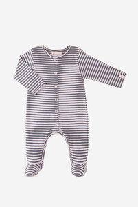 Bio Schlafanzug / Strampler Merle mit Fuß - Lana naturalwear