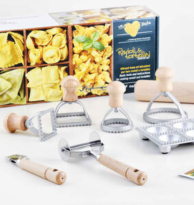 Eppicotispai Ravioli & Tortellini Zubereitungs / Pasta Starter Set - Herstellung von Teigwaren - extraGourmet
