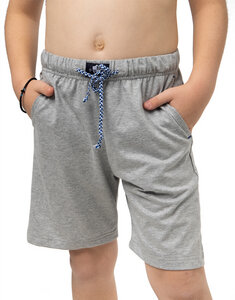 Jungen Bermuda mit Seitentaschen, Single Jersey, Bio Baumwolle, GOTS - Haasis Bodywear