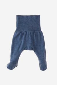 Bio Baby Pumphose mit Fuß und breitem Bund - Finn - Lana naturalwear