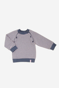 Bio Babypullover mit Streifen - Momo - Lana naturalwear