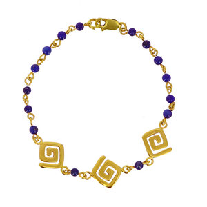 Armband ETENIA, 925er Silber, vergoldet - GLOBO Fair Trade