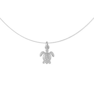 Silber Kette Schildkröte klein Fair-Trade und handmade - pakilia