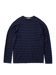 Gestreiftes Langarm T-Shirt mit Raglanärmel aus Biobaumwolle “Otto Breton Stripe” - Nudie Jeans