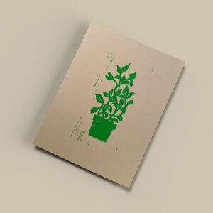 Pflanze I – Kunstdruck DIN A5 - Ballenito