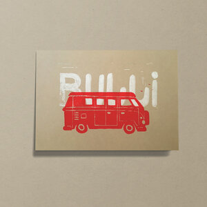 Bulli – Kunstdruck DIN A5 - Ballenito