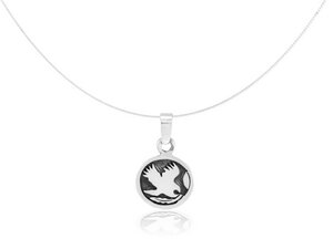 Silber Kette indianisches Sternzeichen Falke Fair-Trade und handmade - Pakili