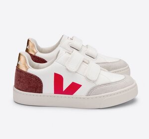 Sneaker Kinder - V-12 Velcro Leather - Veja